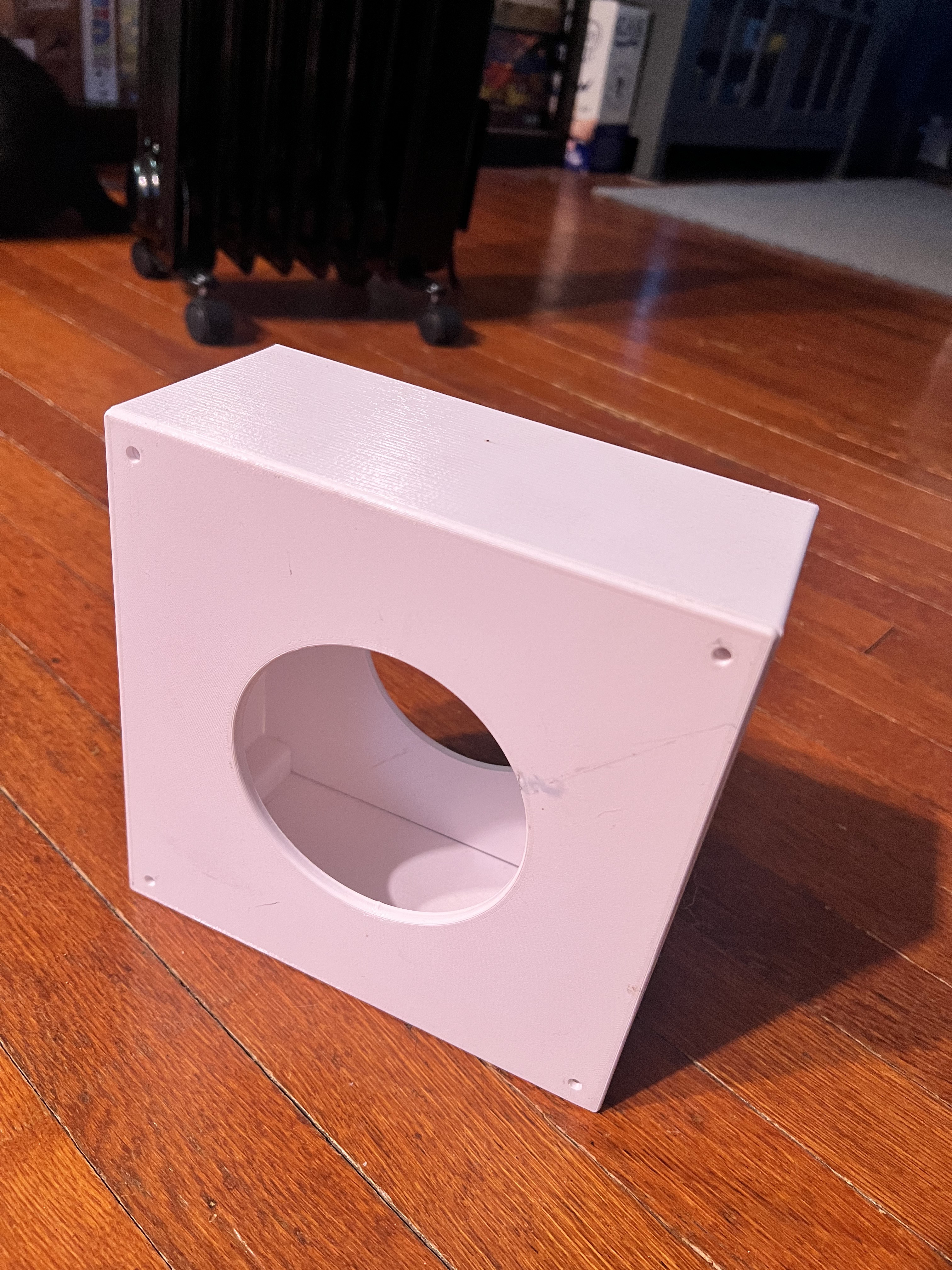Dryer vent passthrough for 4 inch glass block