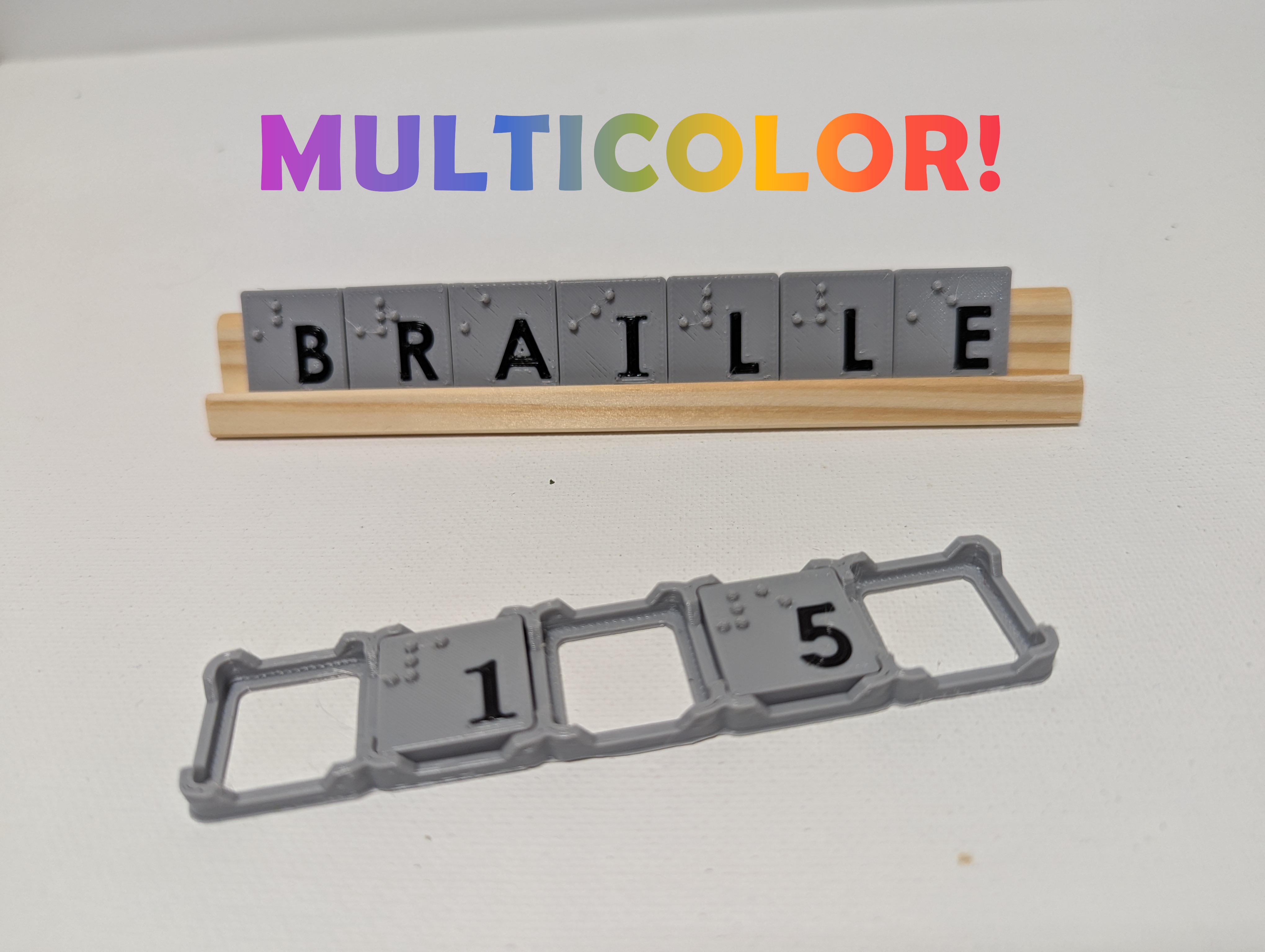 Multicolor/AMS Braille Numbers (0 - 9)