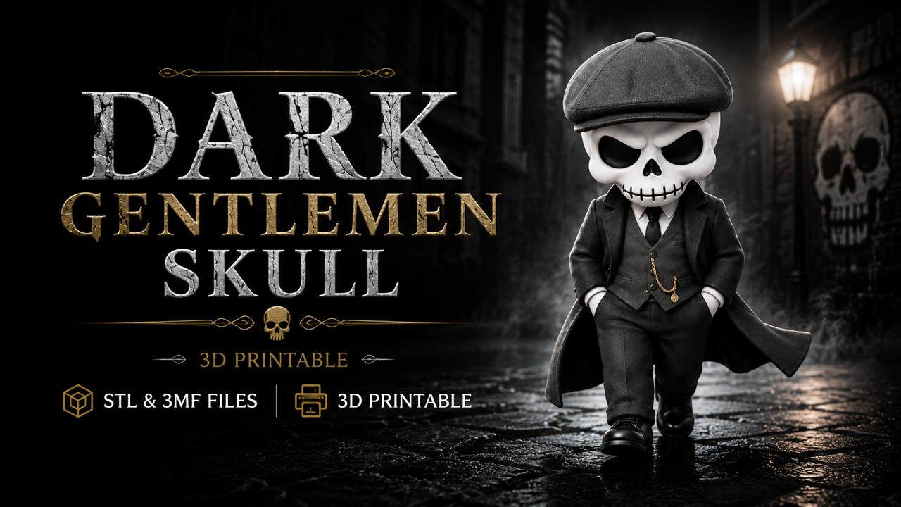 Dark Gentleman Skull