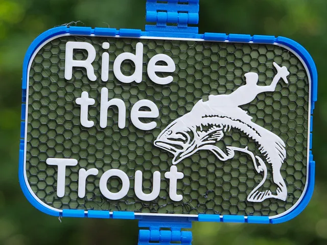 Ride the Trout sign