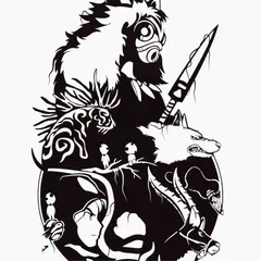 Princes Mononoke tile 20x20x0.45cm