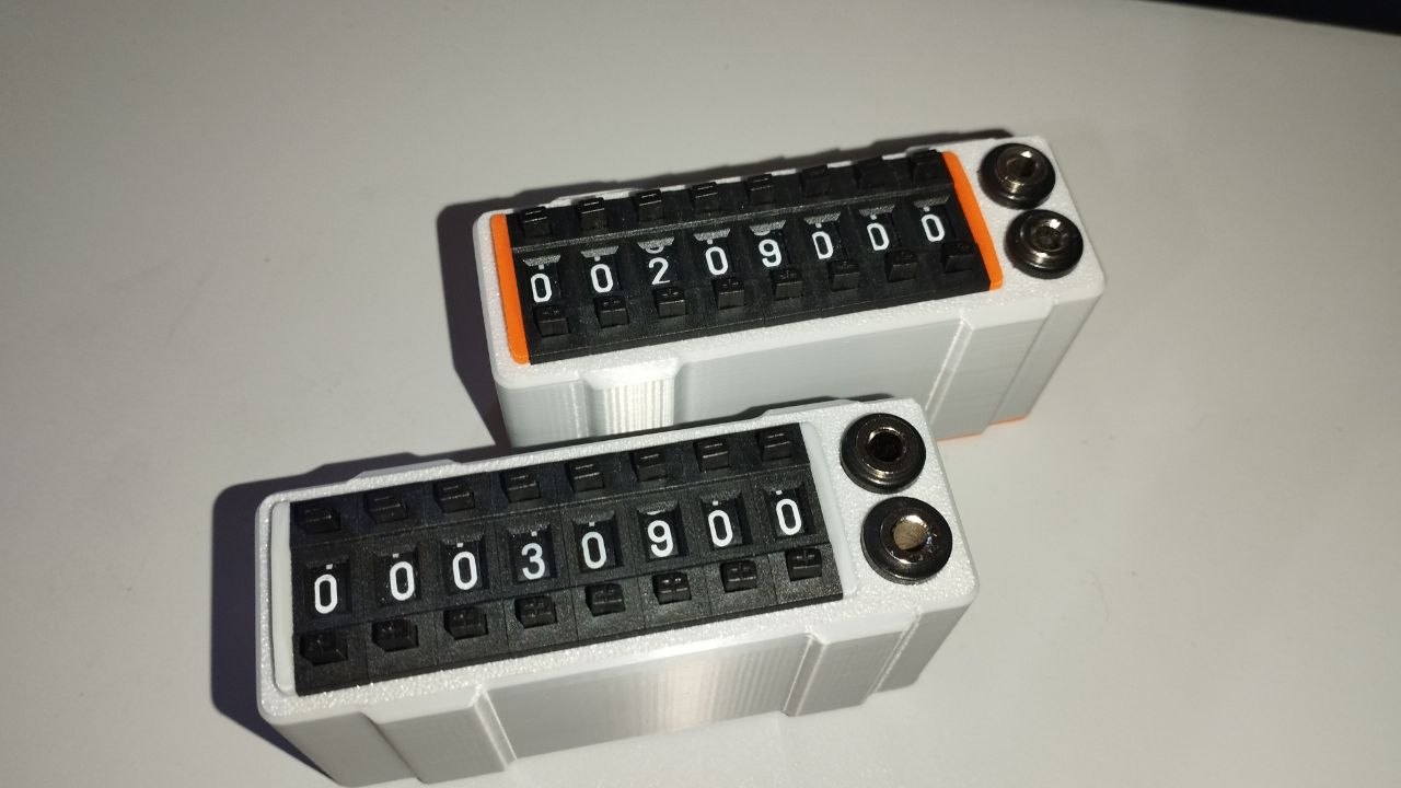Compact Resistor Decode Case for Thumb Wheel Switch KM2 0-9 Digis