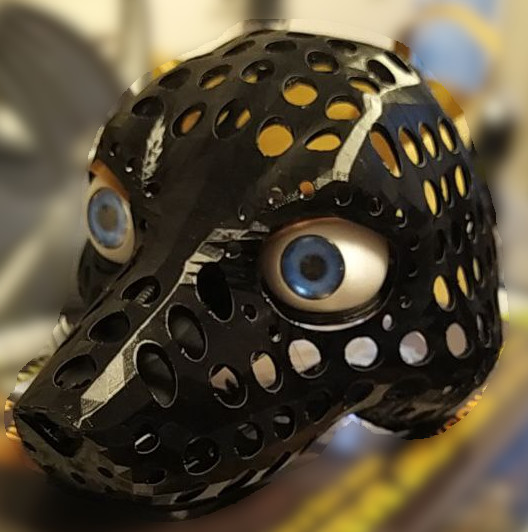 Remix of Tiohs Puppet Head base, Wolf Short Muzzle