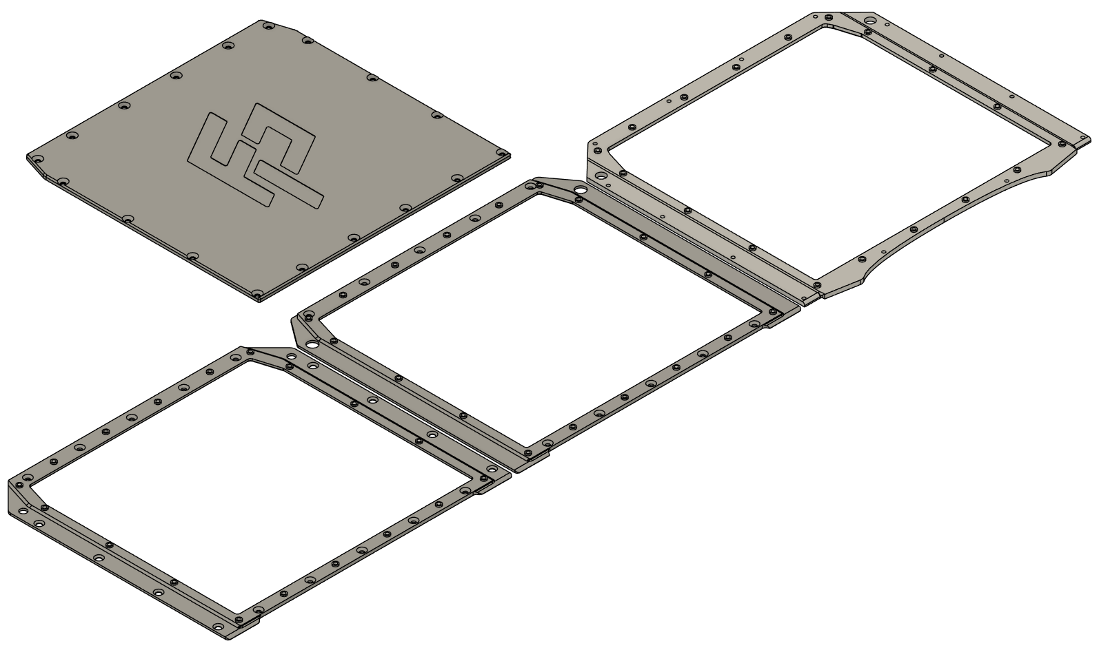 Flightpack lids 3D model