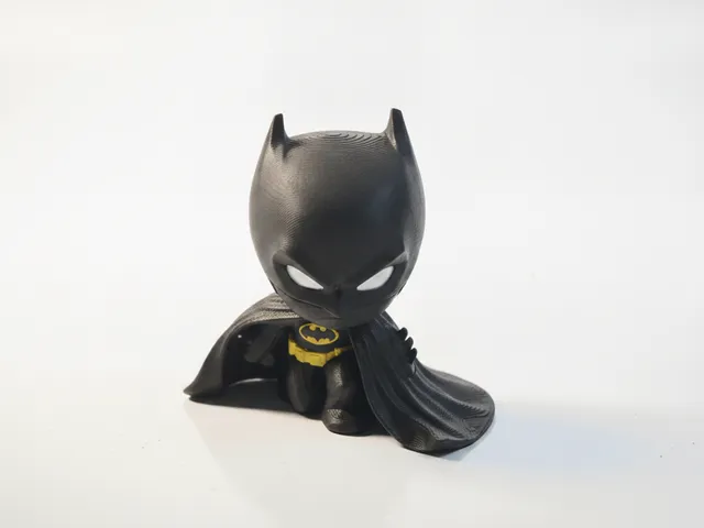 Chibi Batman Figurine Superhero Collectible 3D Printable