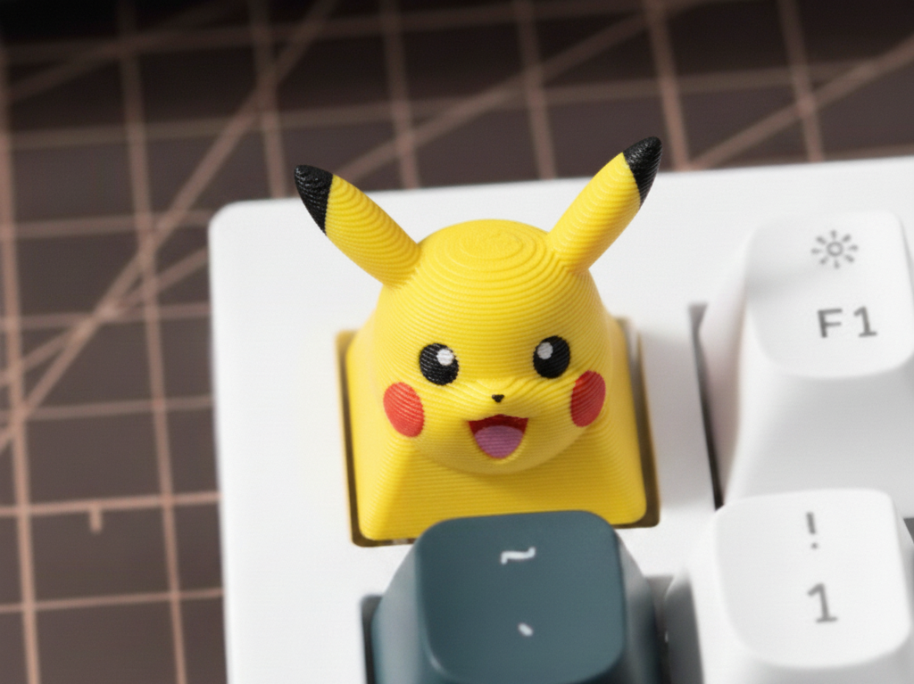 Pikachu Pokemon Keyboard Keycap MX