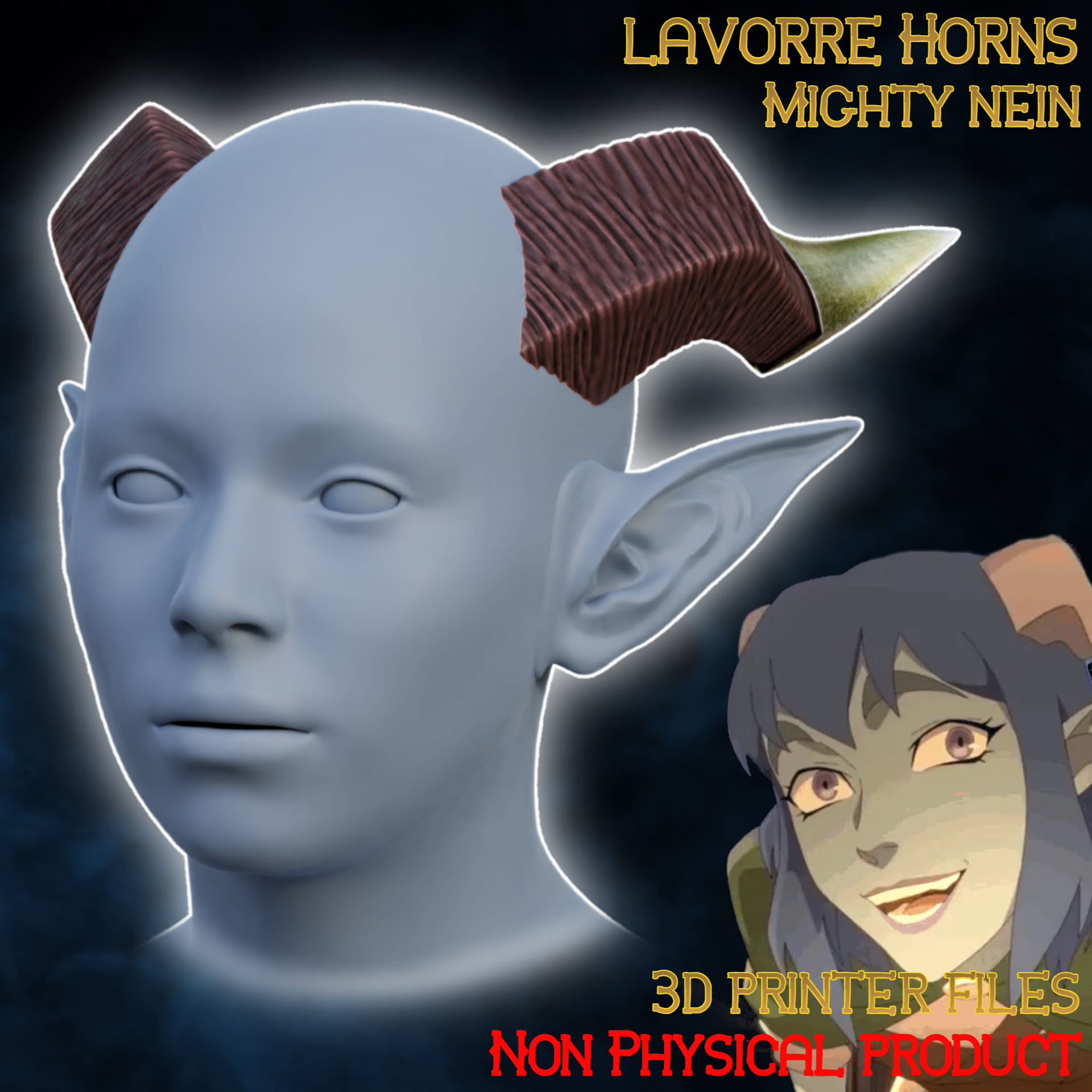 Fantasy Jester Lavorre horns Mighty Nein Series