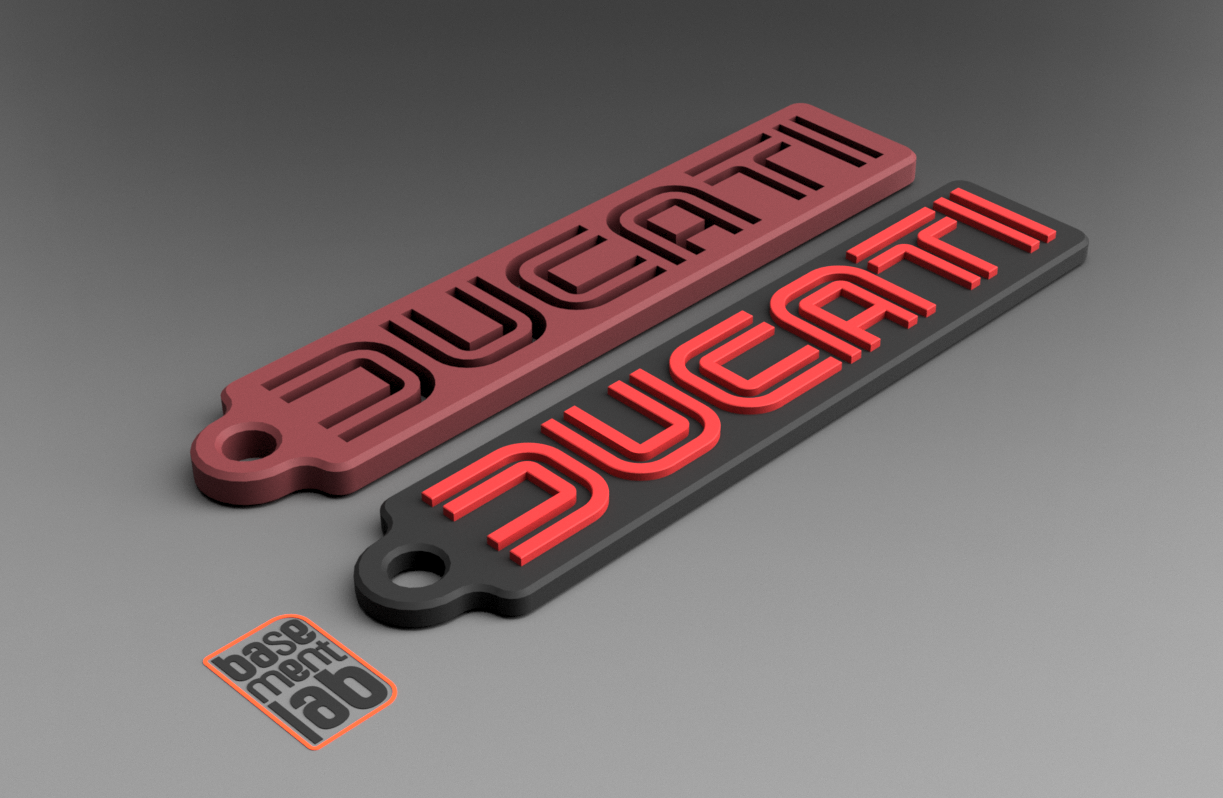 Ducati Classic - Keychain - Portachiavi - Porte Clès - 钥匙链 - Schlüsselanhänger