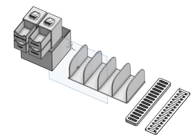 Desk organiser
