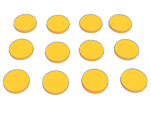 12 stacking counters for tower