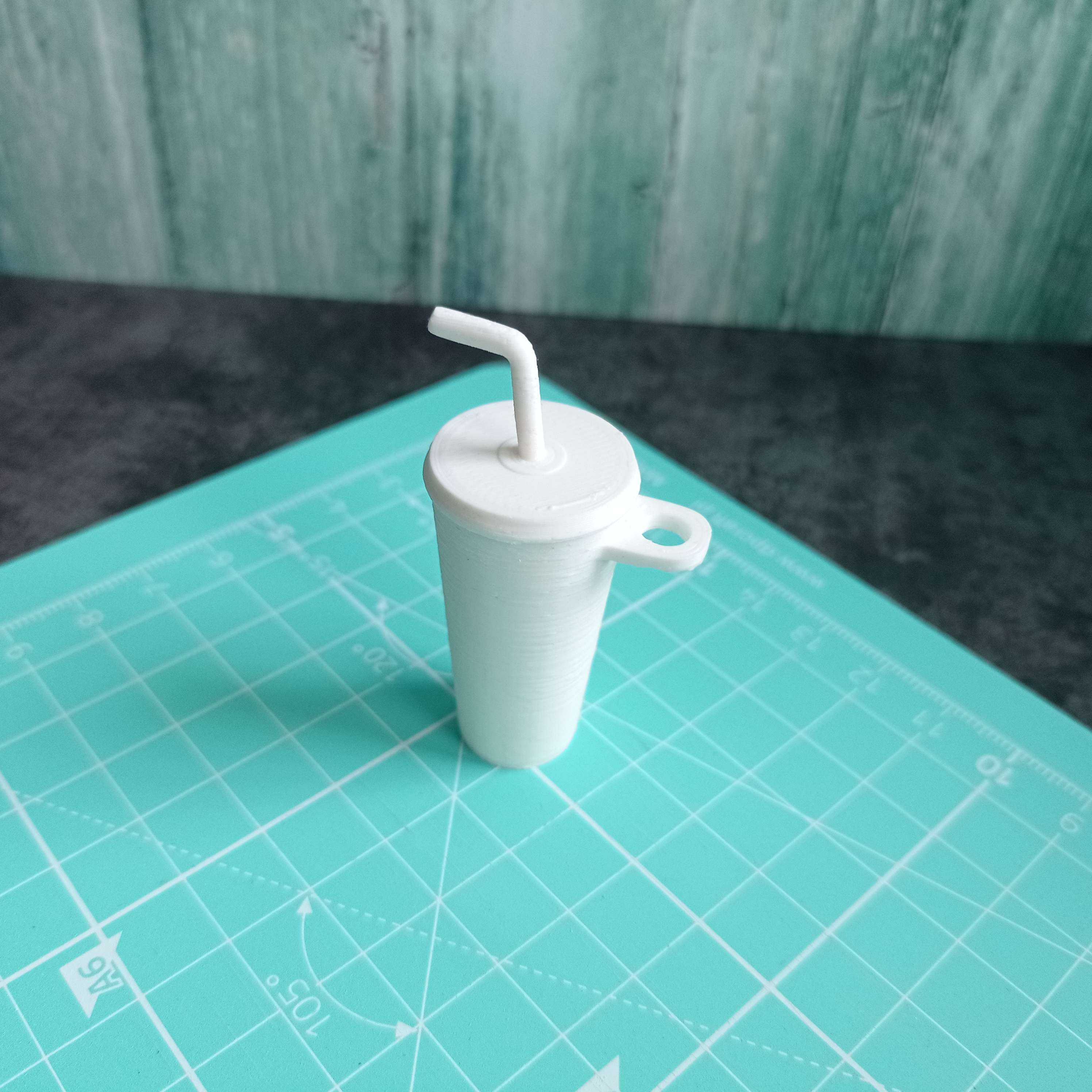 Miniatura 2 do modelo 3D Soda cup keychain