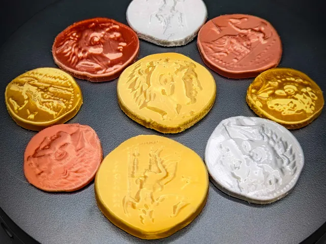 Ancient Greek Tetradrachm Coins (Magnet Version Included) | NEW AND IMPROVED