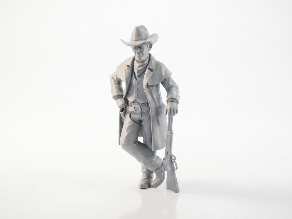 Western Slinger Cowboy Figurine 3D Printable