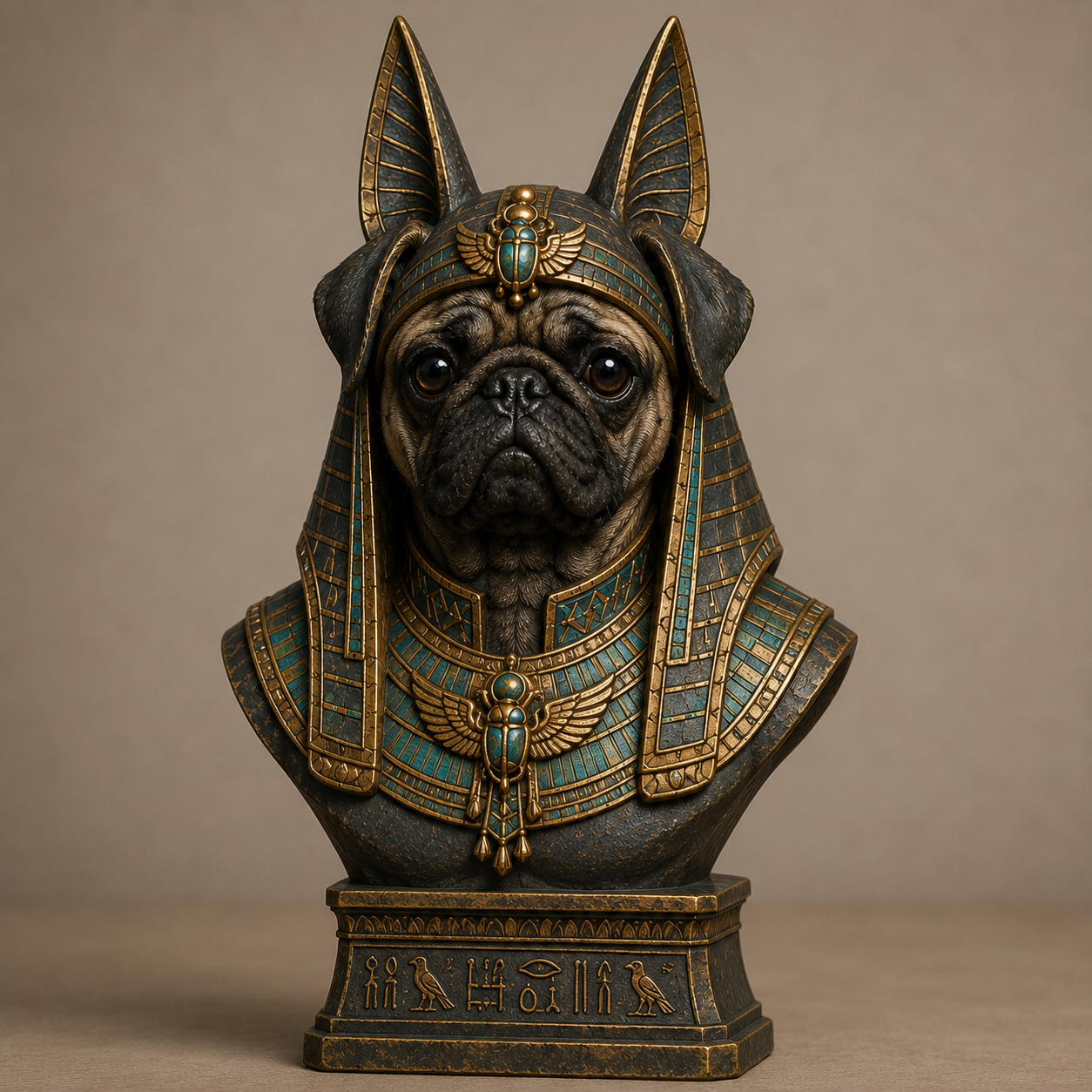Anubi Pug Version Bust