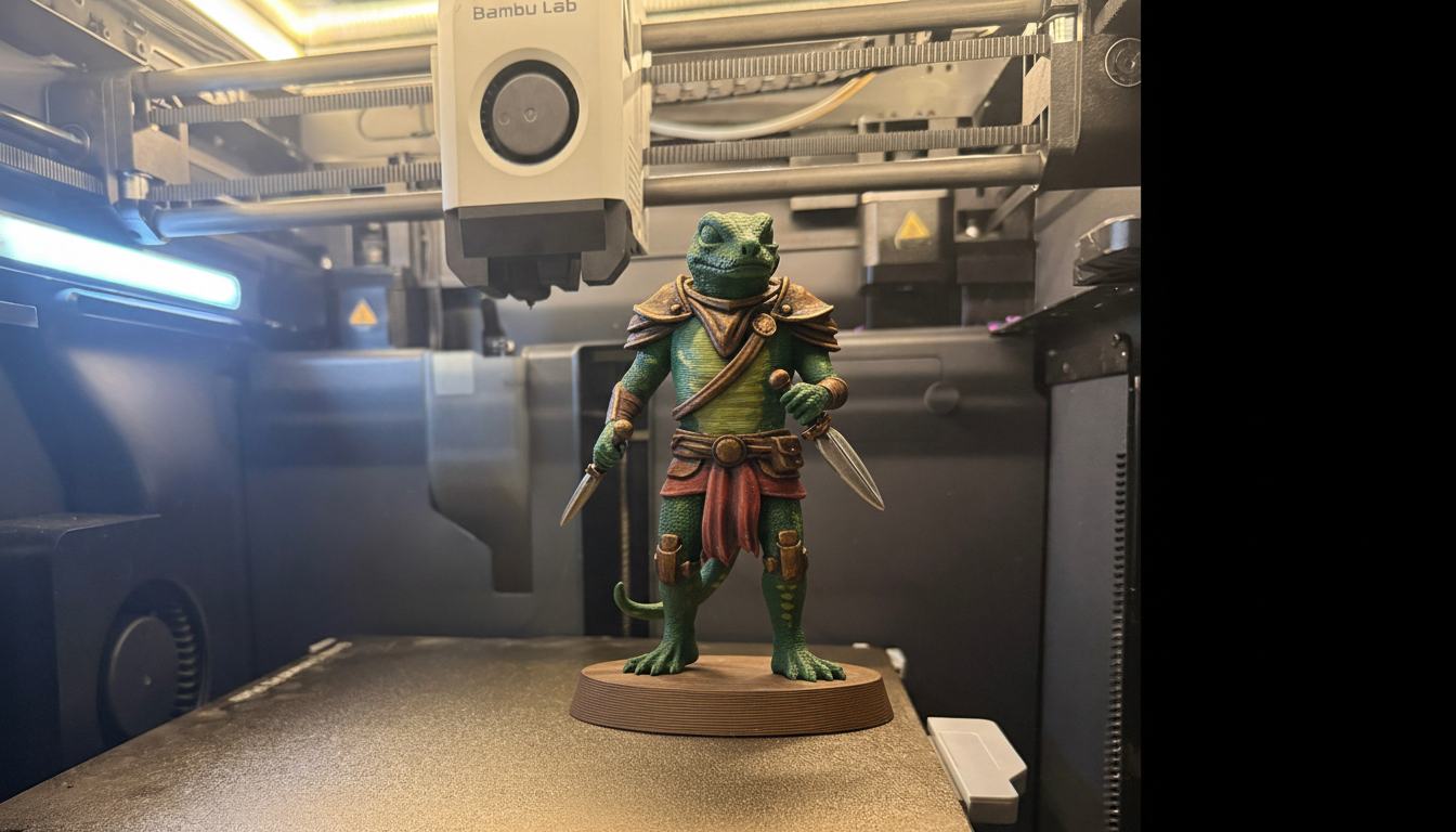 Robber Lizard - Mischievous Reptilian Figure