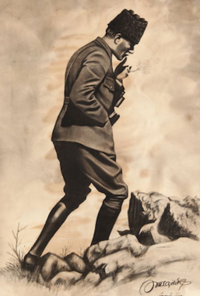 Atatürk at Kocatepe Relief