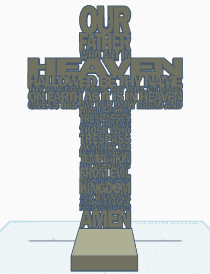 Jesus Prayer Shelf 3D model
