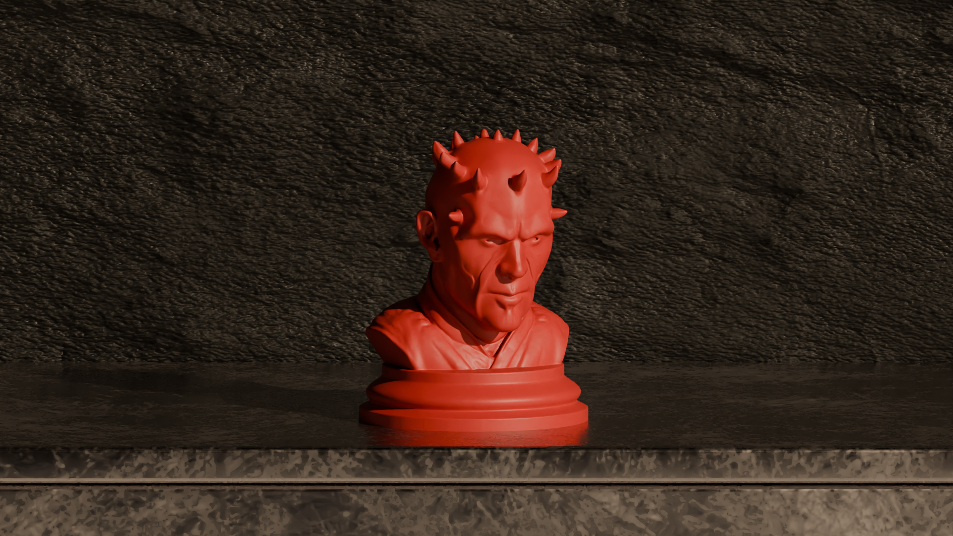 Darth Maul Bust - Star Wars Home Decor 3D model by CalebTimoteo