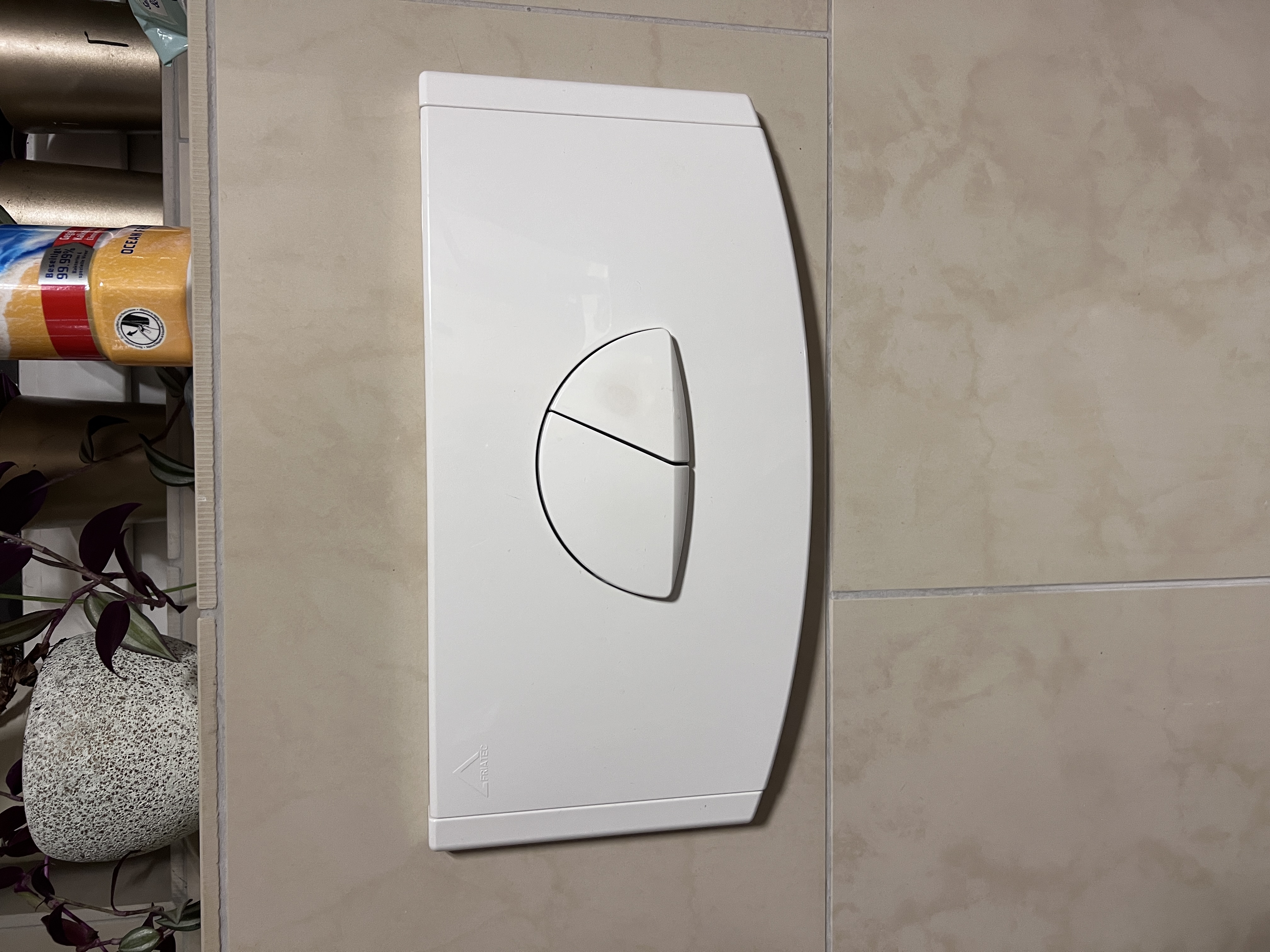 Friatec Wall Toilet Flush Button Repair
