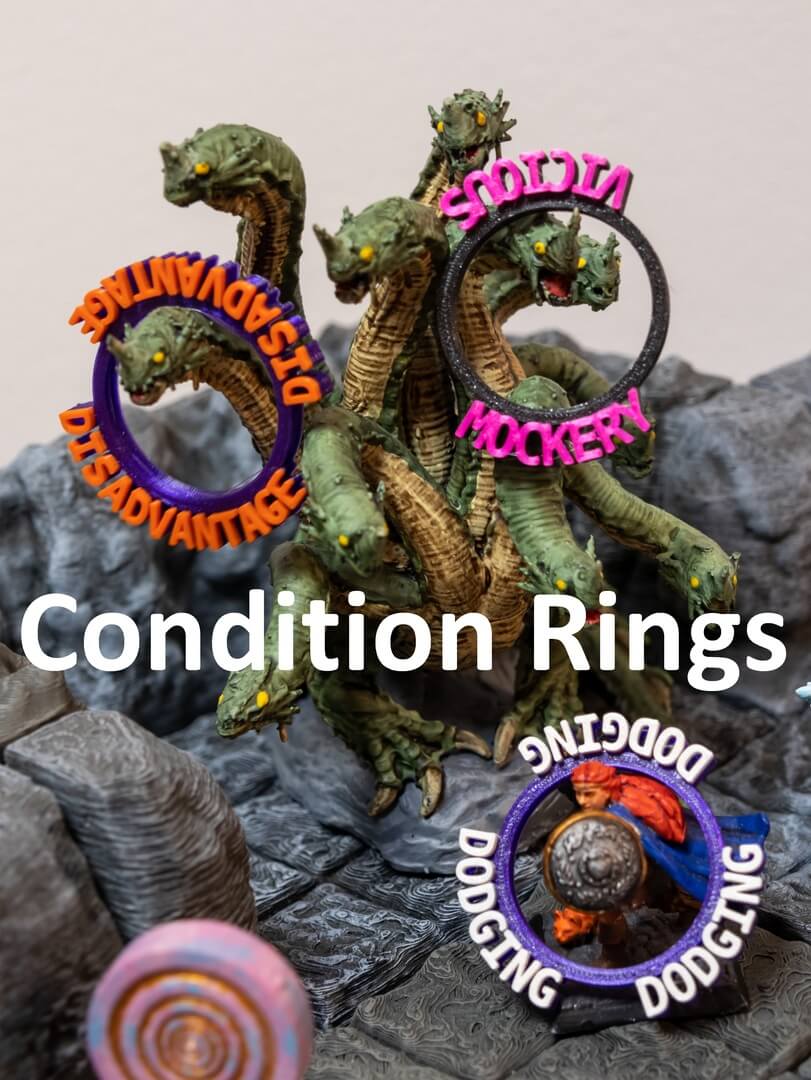 Condition Rings for Dungeons & Dragons / Tabletop