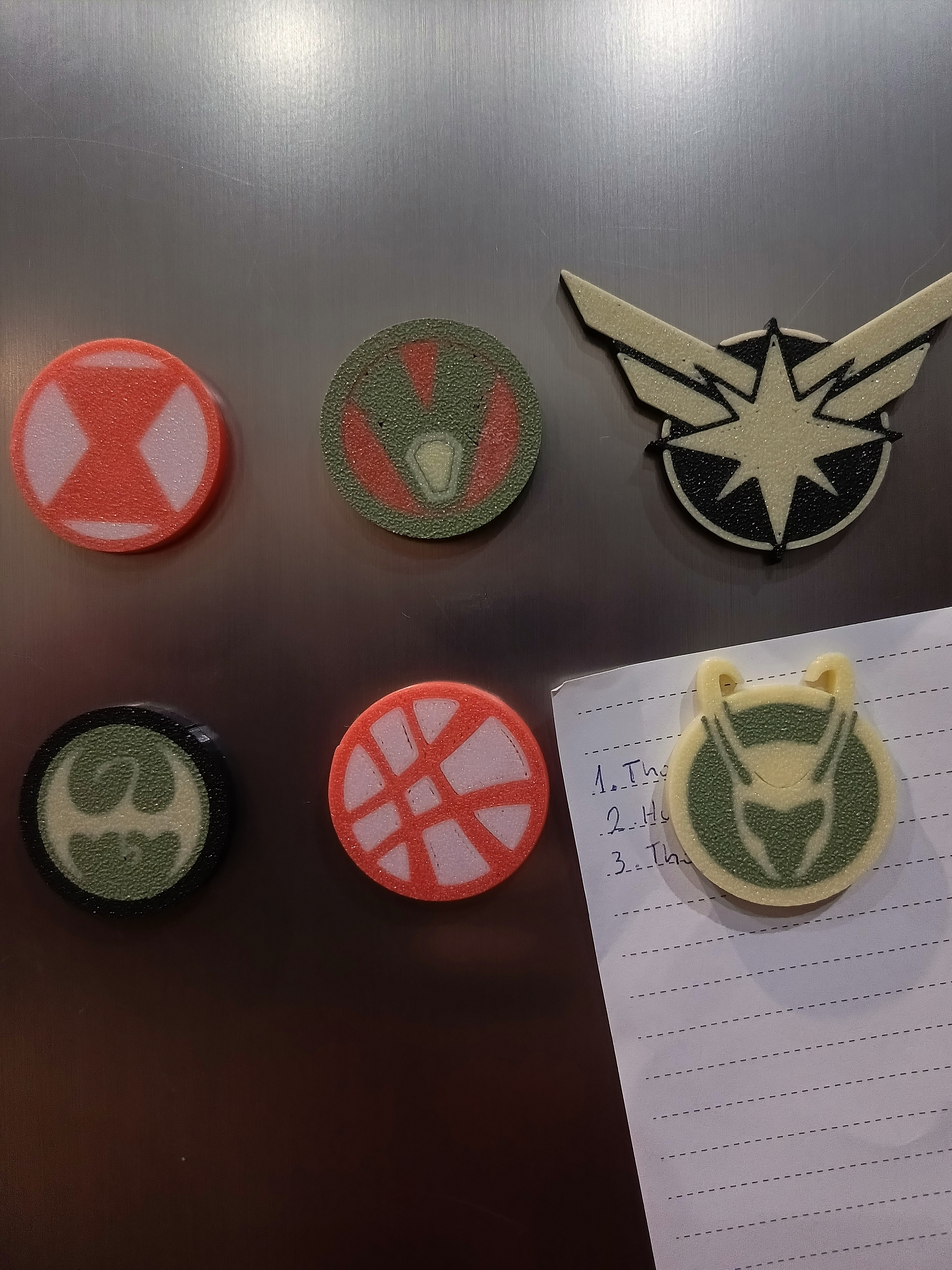 Marvel Mystic Heroes Magnets set