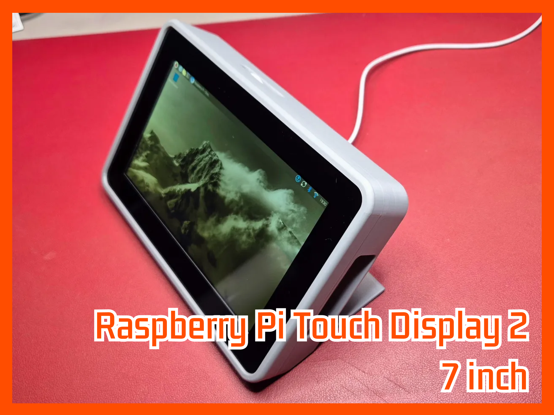 Raspberry Pi Touch Display 2 (7") case for Raspberry Pi 5