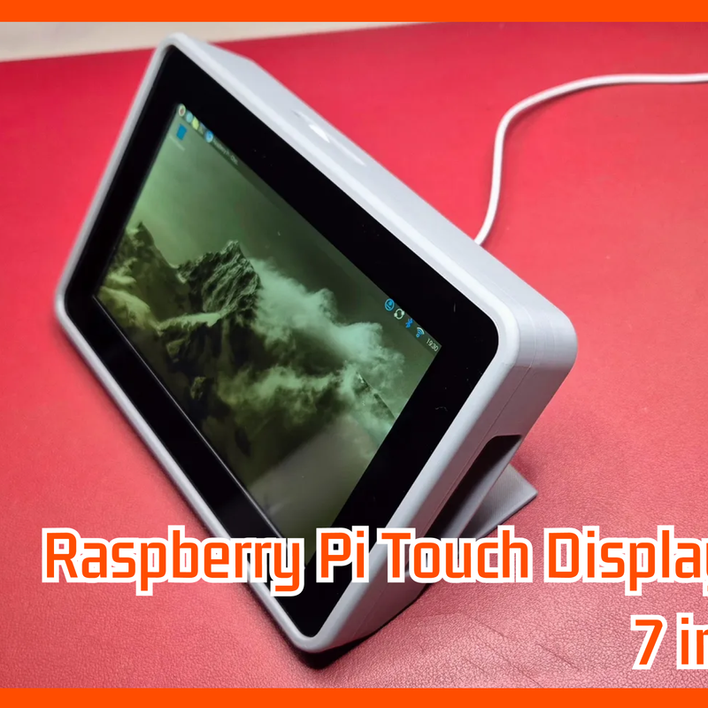 Raspberry Pi Touch Display 2 (7＂) case for Raspberry Pi 5 by Iain White ...