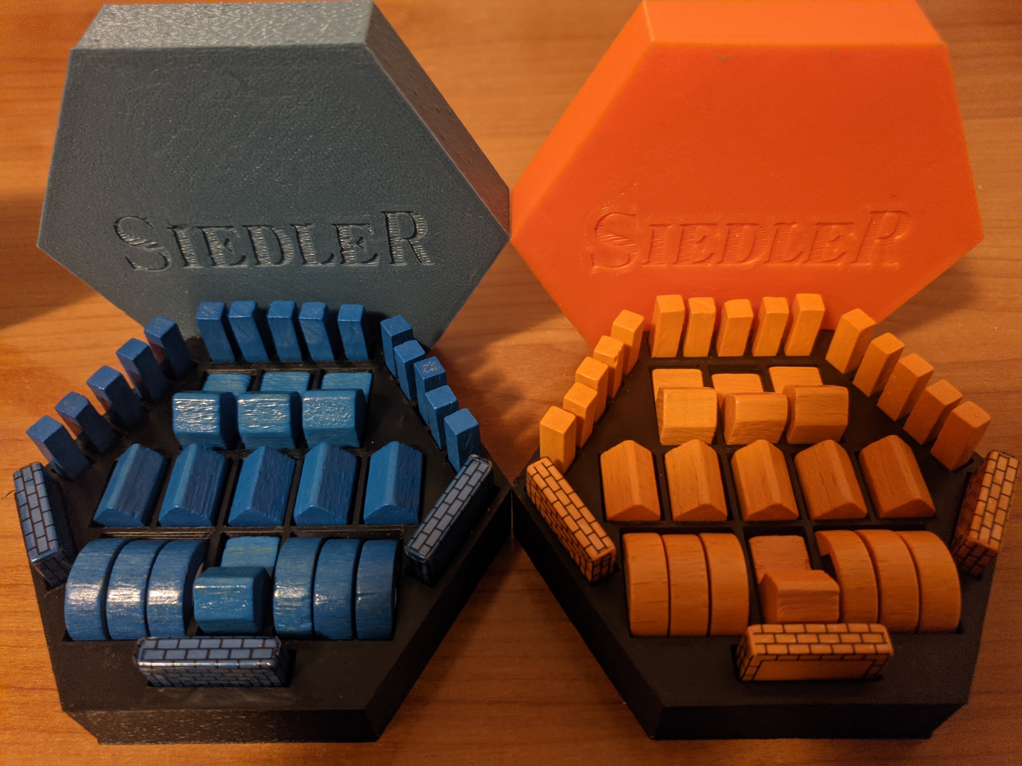 Hex Storage Organizer for Settlers of Catan
