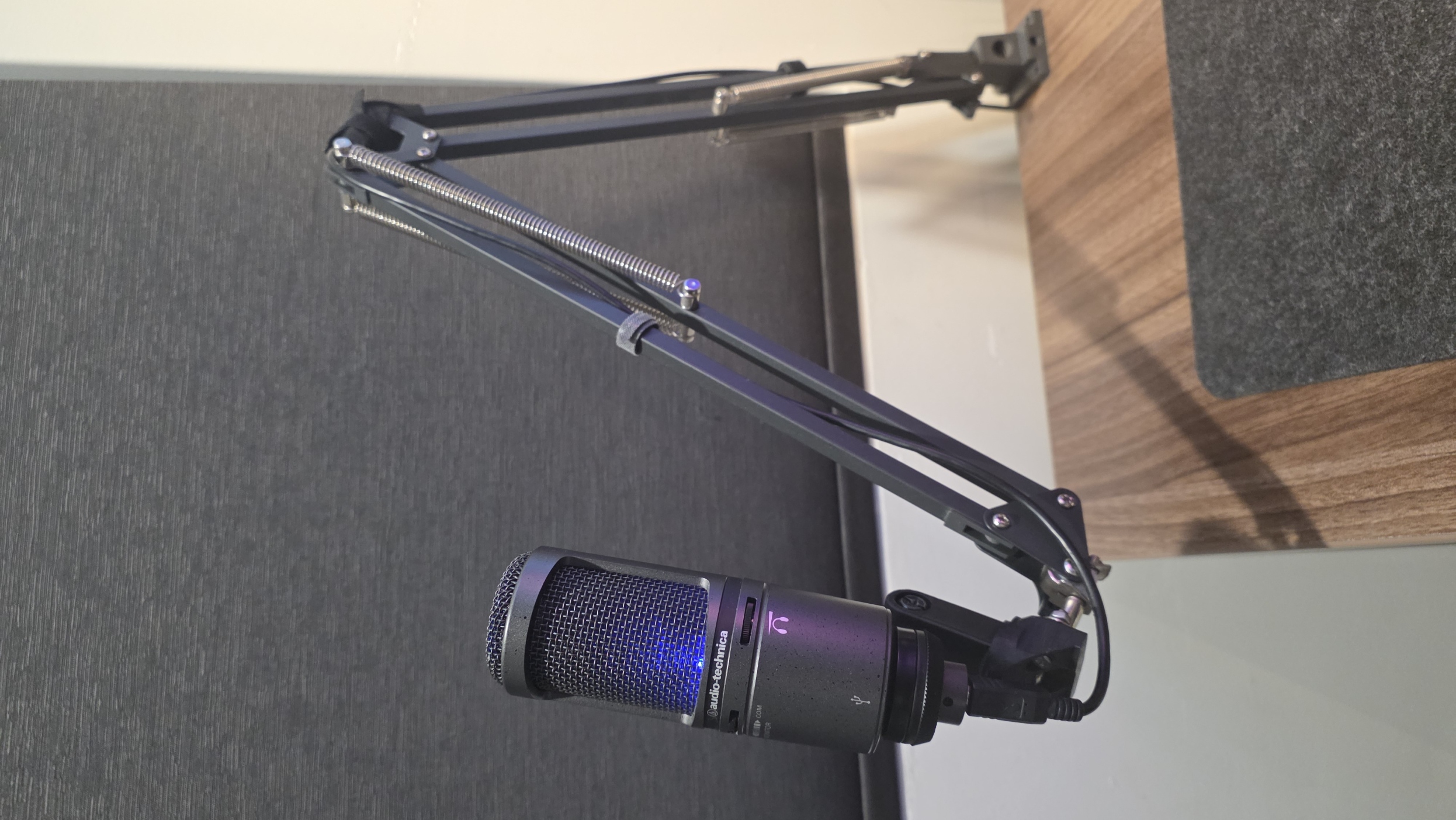 AT2020+ to Ikea Lanespelare Lamp Boom Arm Connector