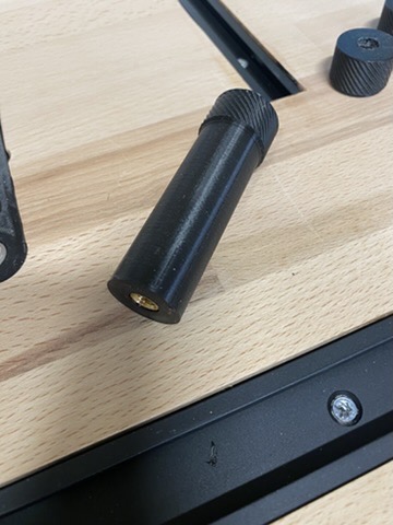 knurled thumb nut - longer version