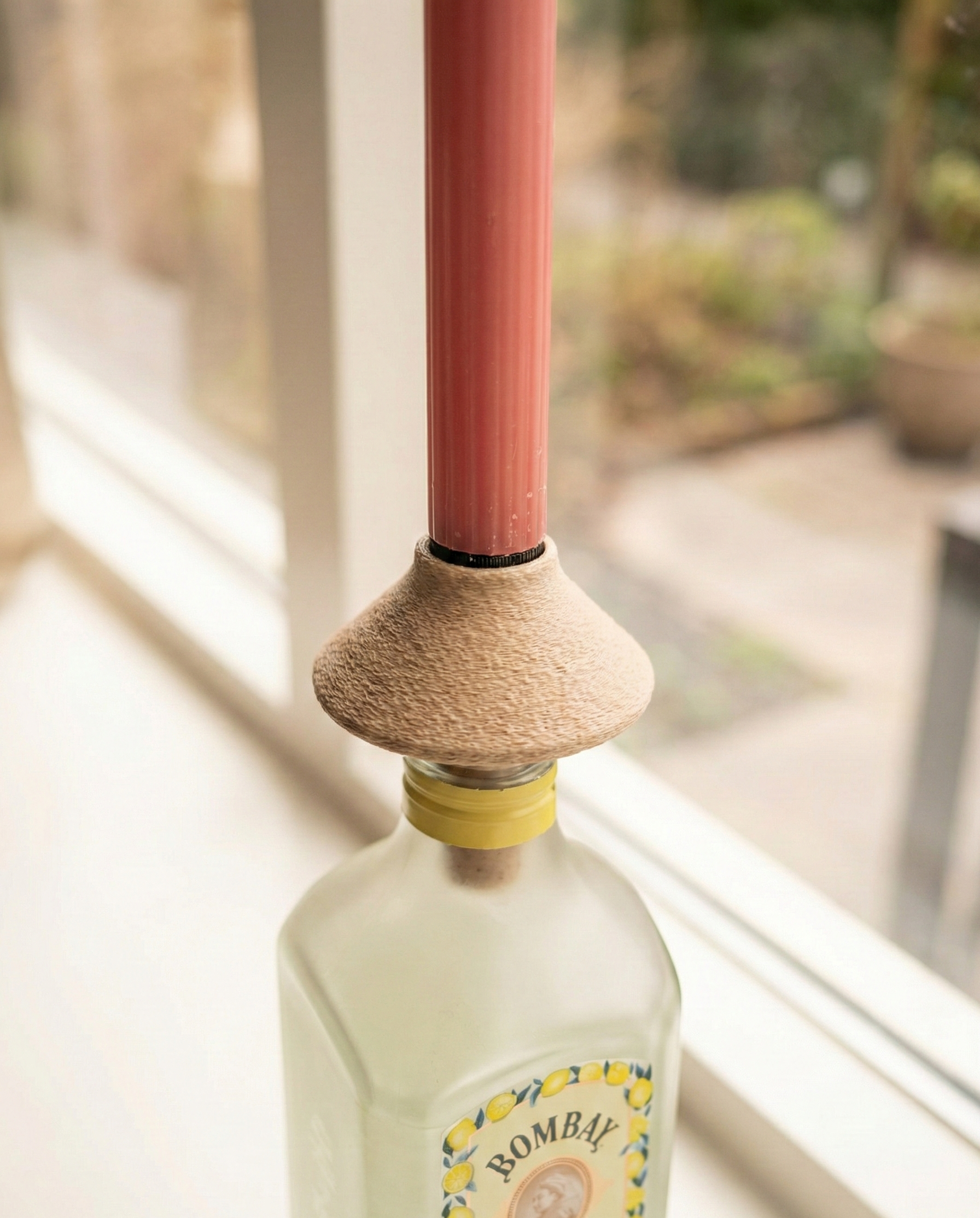 Bottle candle holder (LED only)