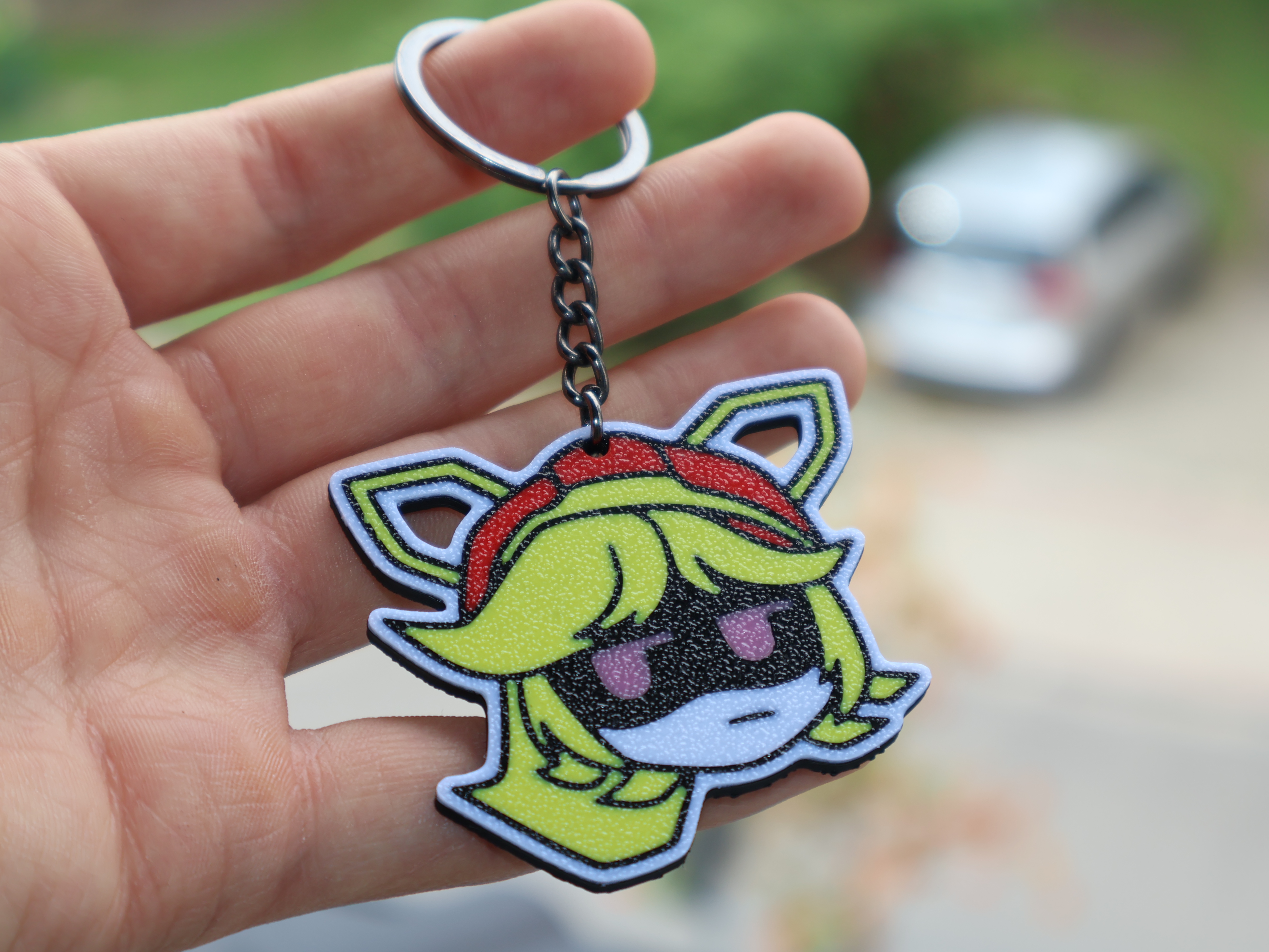 Lizzy Keychain Murder Drones Glitch pin - Drak — miniatura 5