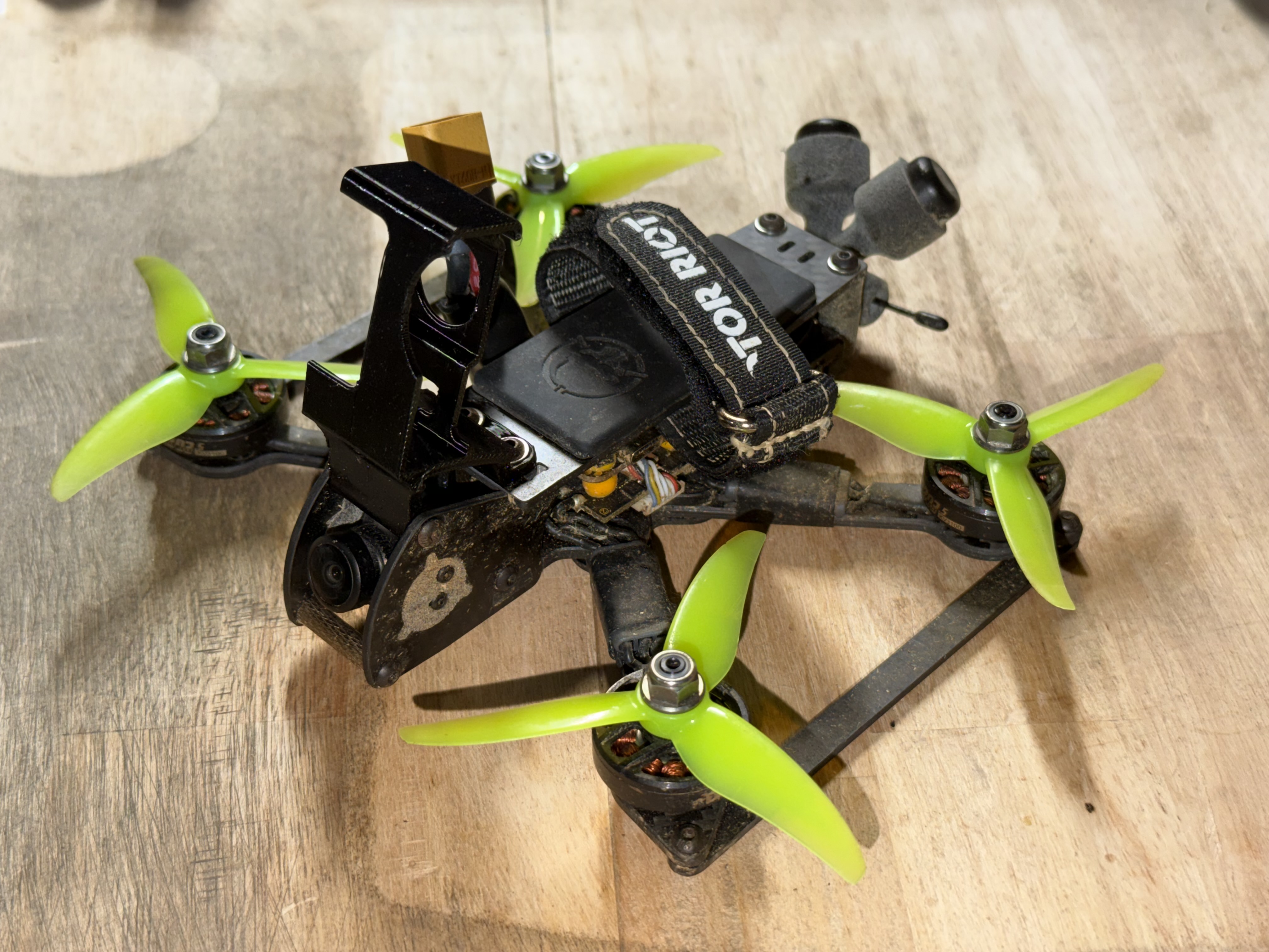 Flywoo Naked GoPro v2.1 Mount for Rotor Riot Skyliner Mk3 / Skylite 25deg