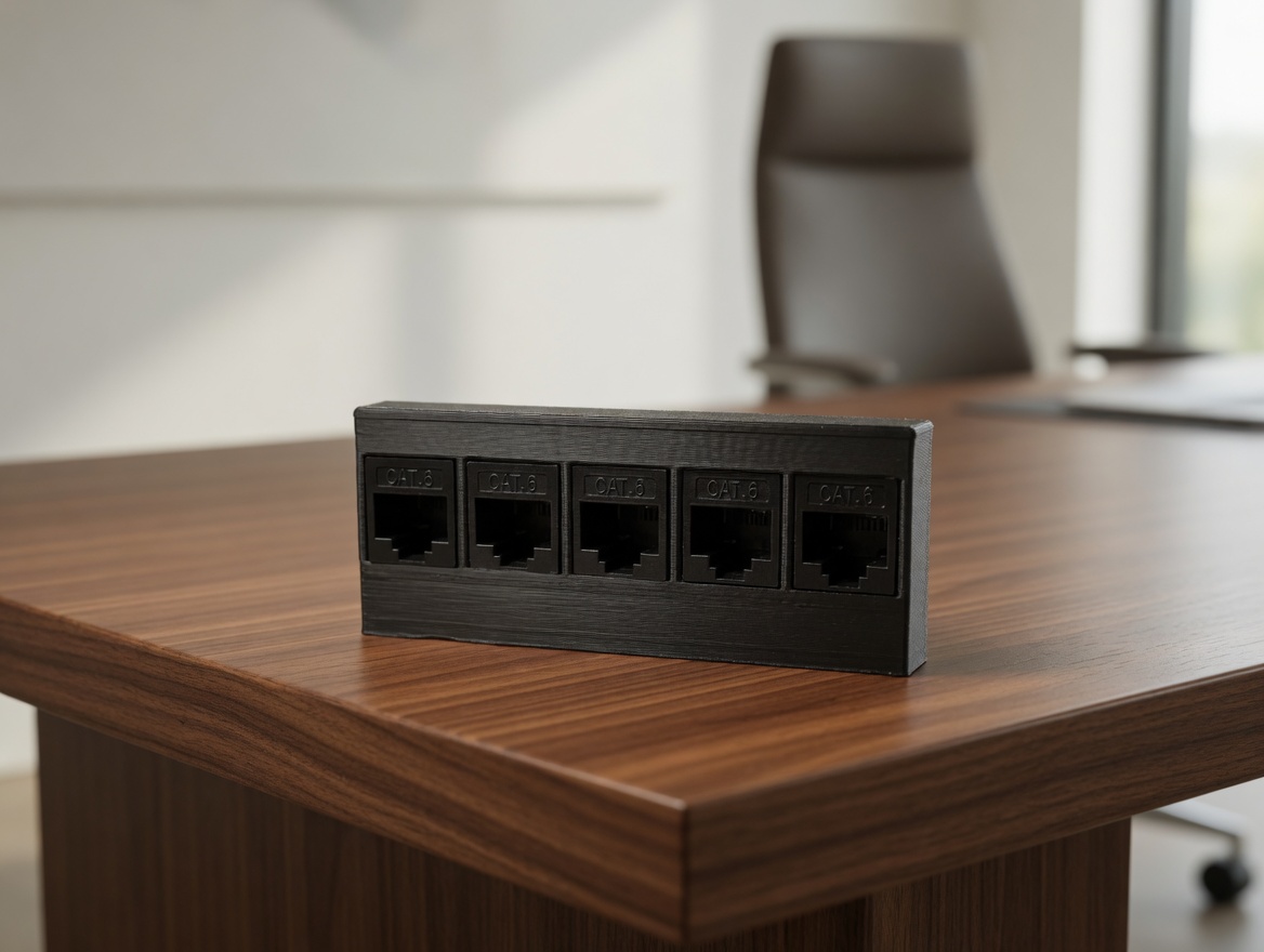 RJ45 Keystone Bracket / Patch Panel – 1, 4, 5 & 8 Port Versions