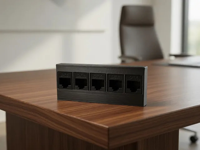 RJ45 Keystone Bracket / Patch Panel – 1, 4, 5 & 8 Port Versions