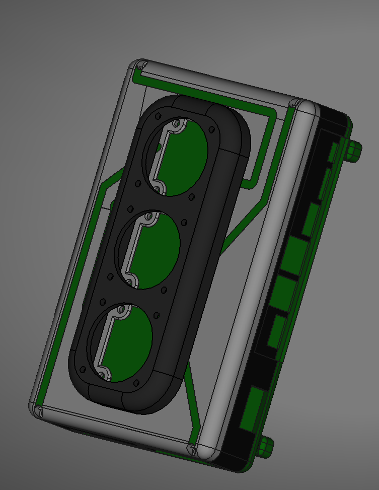 MKS SKPIR cooling box/enclosure with DIN rail Clips (CAD included)
