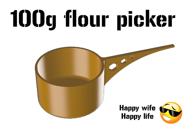 100g flour picker