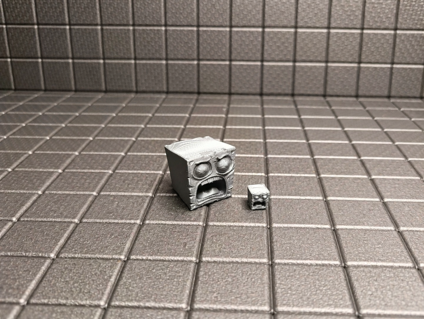 Mad Stone Cube / Angry Block Character