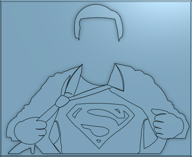 Superman Hueforge