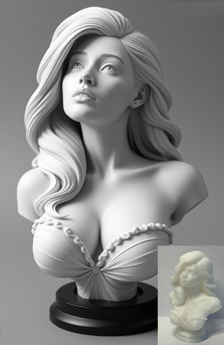 Woman Bust Sculpture #2
