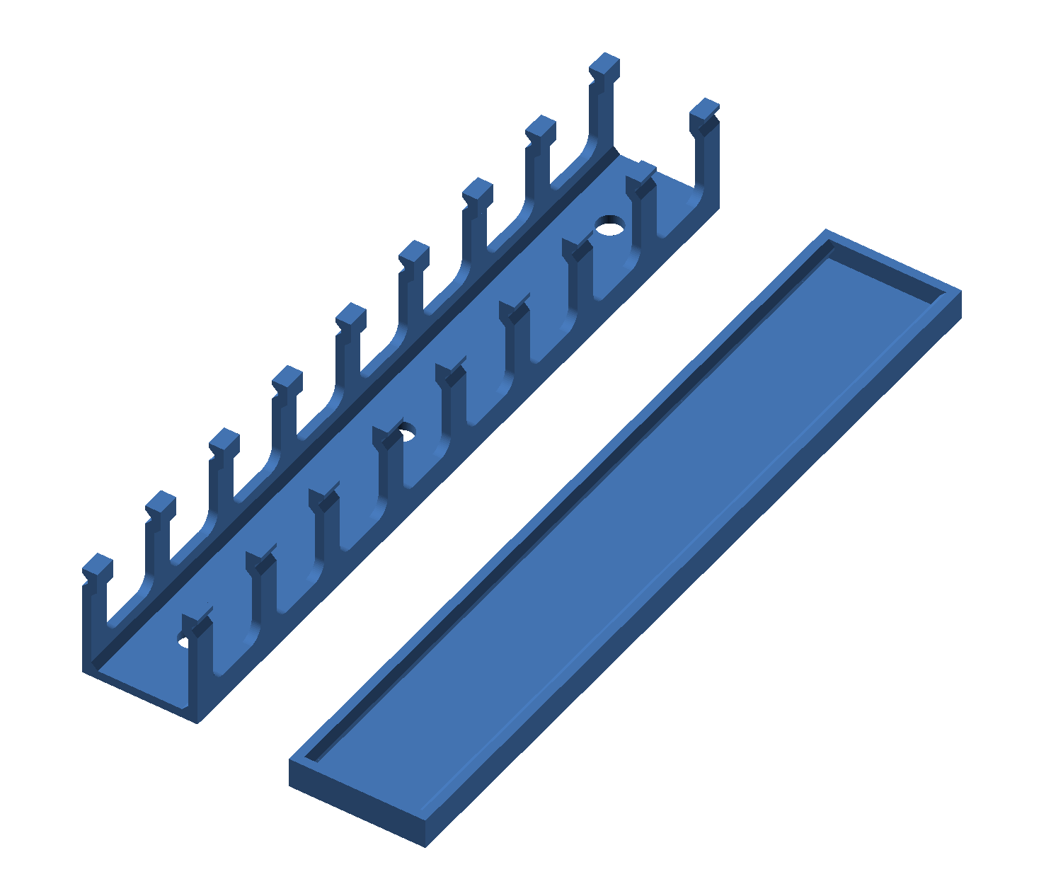 Customizable cable duct