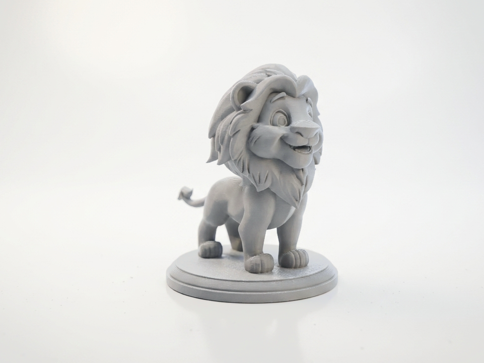 Chibi Lion Figurine Cute Animal 3D Printable