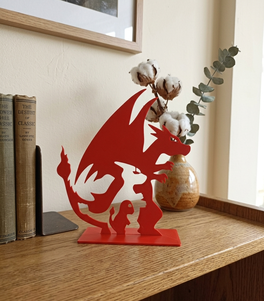 Pokemon - Charmander, Charmeleon and Charizard home decoration
