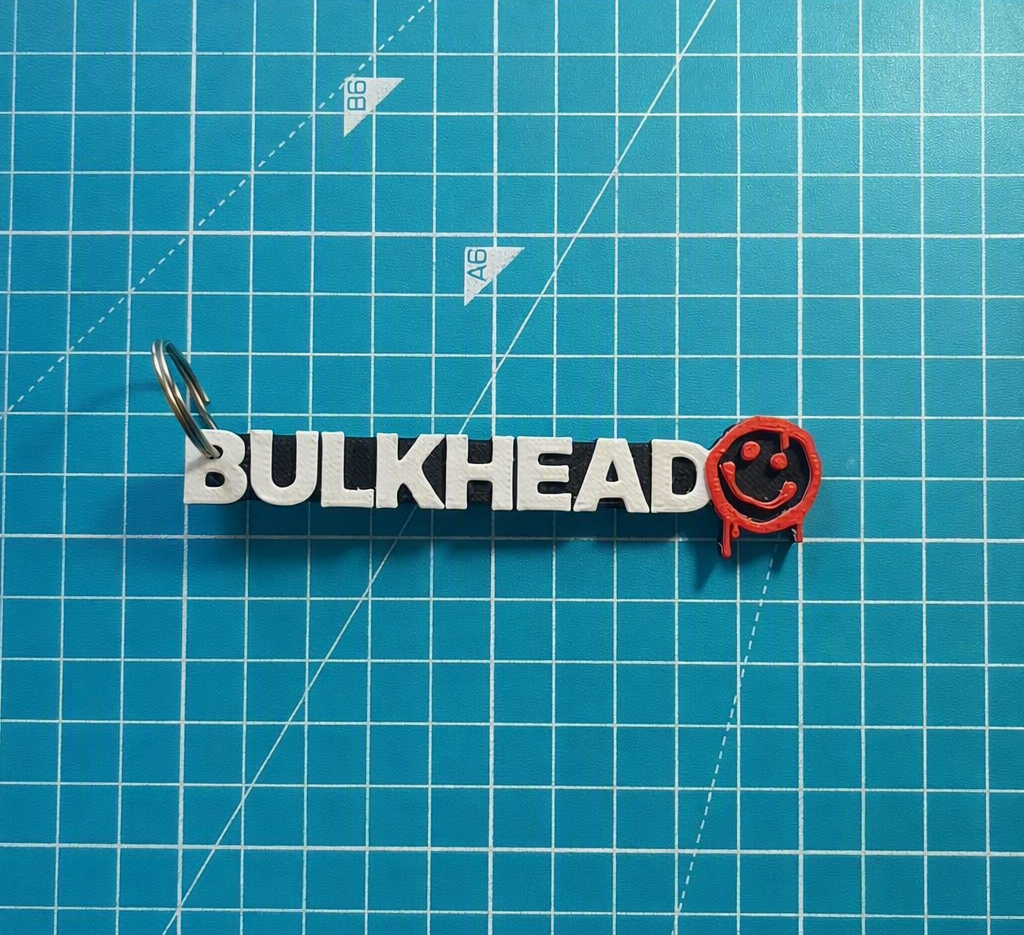 Bulkhead Logo Keyring (No AMS)