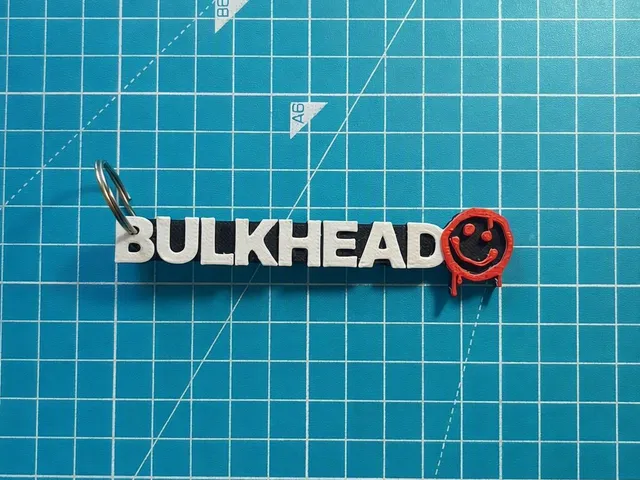 Bulkhead Logo Keyring (No AMS)