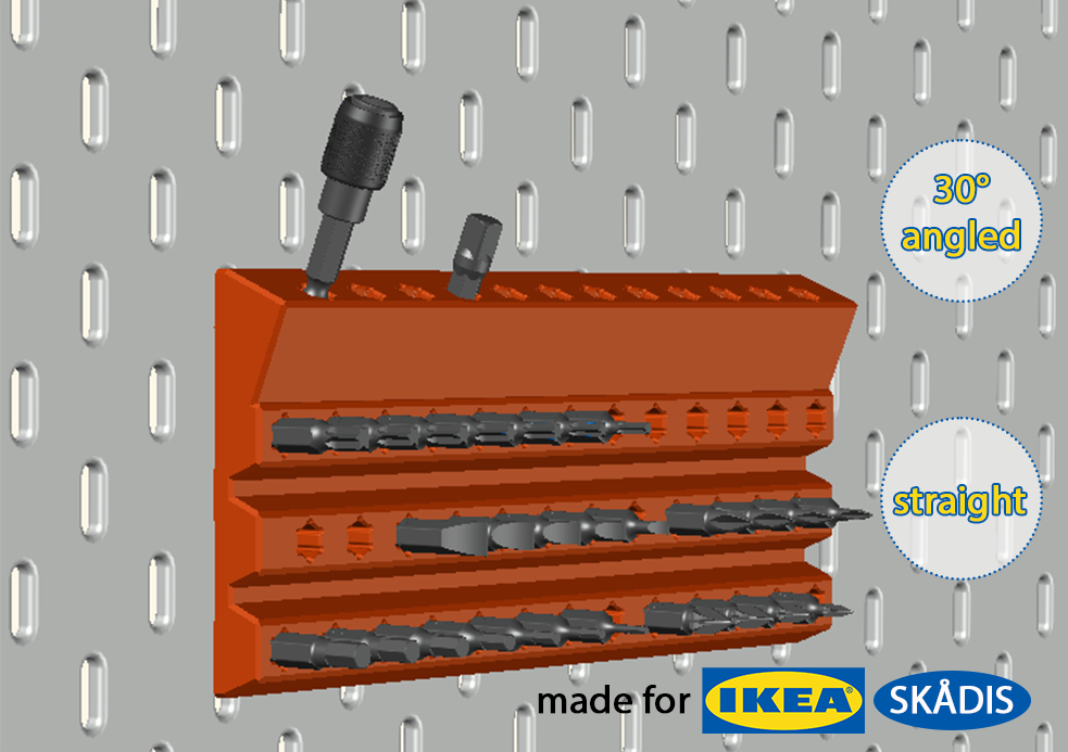 HEX-bit holder IKEA SKÅDIS - 2 Version