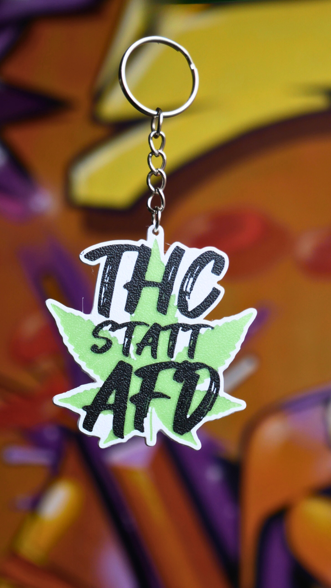 THC statt AFD Schlüsselanhänger