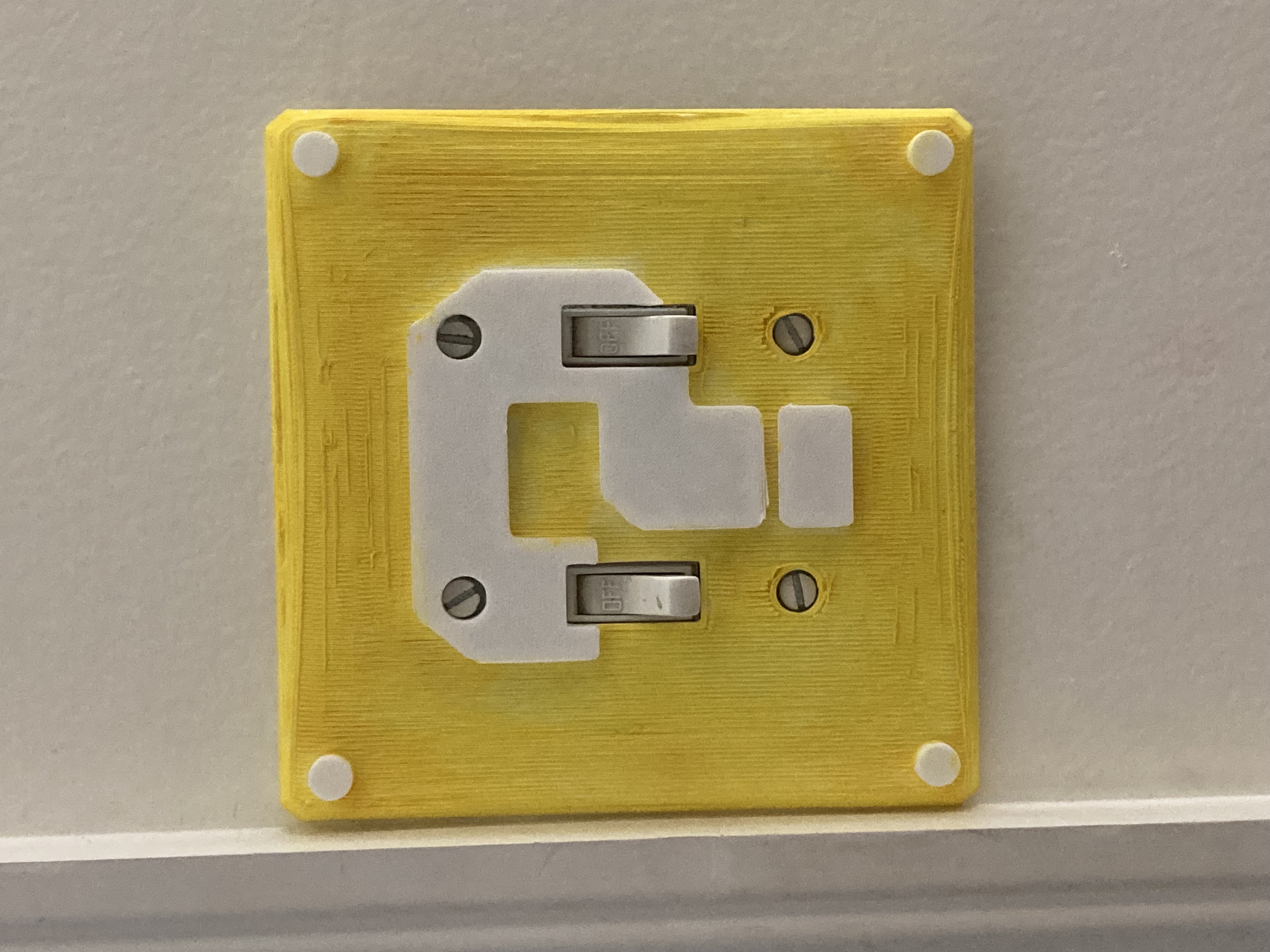 Mario Question Mark Box Double Lightswitch Cover