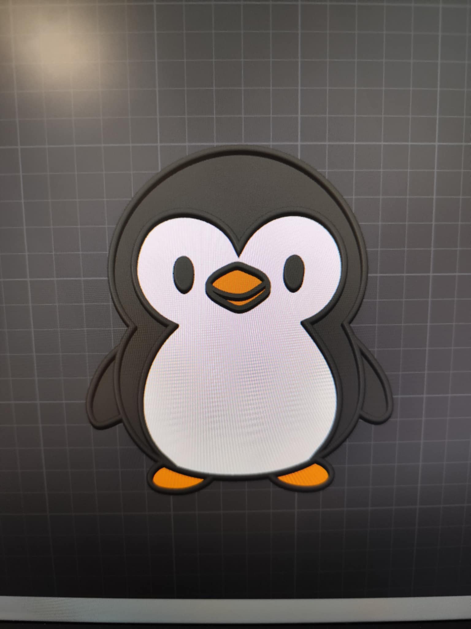 Sensory play penguin tray