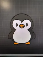 Sensory play penguin tray